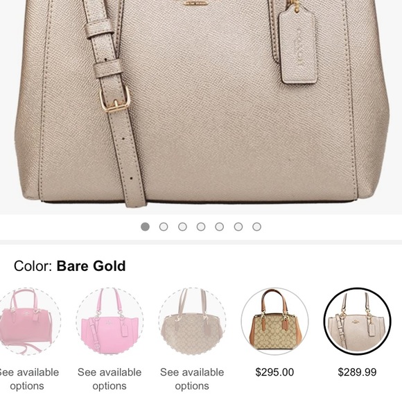 Coach Gold Crossbody Bag - Picture 9 of 9